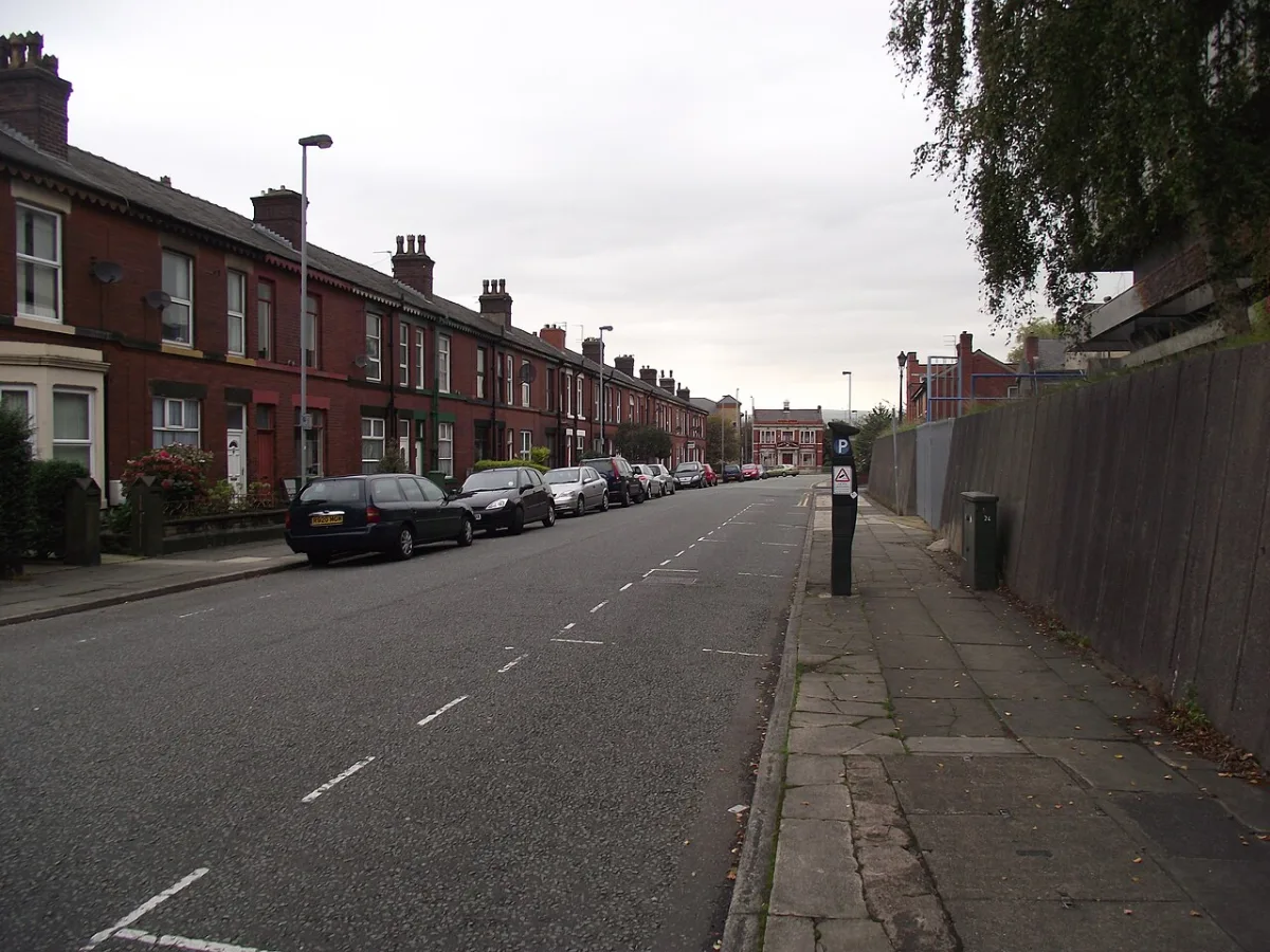 Terraced houses in Bury. Terraces are the cheapest houses in the borough at an average of £198,685
